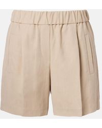 Brunello Cucinelli - High-Rise Bermuda Shorts - Lyst