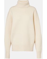 TOTEME - Wool And Cashmere-Blend Turtleneck Sweater - Lyst