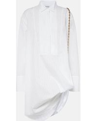 Loewe - Verziertes Hemdblusenkleid aus Baumwollpopeline - Lyst