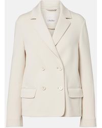 Max Mara - Badia Cotton-Blend Jersey Blazer - Lyst