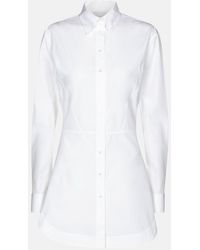 Alaïa - Cotton Poplin Shirt - Lyst