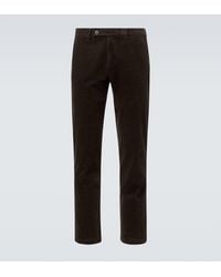 Sunspel - Corduroy Cotton Straight Pants - Lyst
