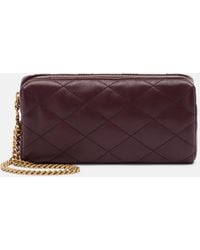 Saint Laurent - Cassandre Quilted Leather Clutch - Lyst
