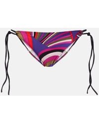 PUCCI - Bedrucktes Bikini-Hoeschen Iride - Lyst