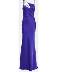 The Attico - Robe Melva Aus Satin - Lyst