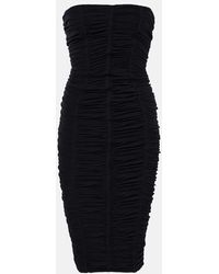 The Attico - Midikleid Aus Tuell - Lyst