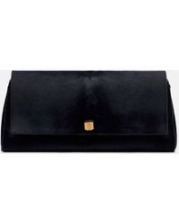 KHAITE - Audrey Calf Hair Clutch - Lyst