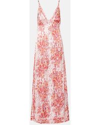 Poupette - Bedrucktes Maxikleid Cassandra - Lyst