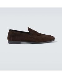 Tom Ford - Sean Suede Penny Loafers - Lyst