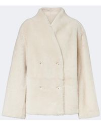Loulou de Saison - Catherine Reversible Shearling Jacket - Lyst