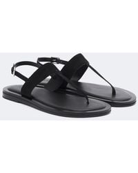 A.Emery - Somerset Suede Thong Sandals - Lyst