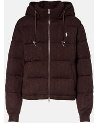 Polo Ralph Lauren - Cable-Knit Wool And Cashmere Puffer Jacket - Lyst
