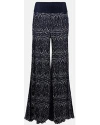 Alexandra Miro - Paloma Lace Wide-Leg Pants - Lyst