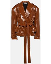 The Mannei - Rioni Leather Blazer - Lyst