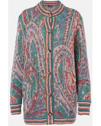 Etro - Cardigan Aus Einem Mohairgemisch - Lyst