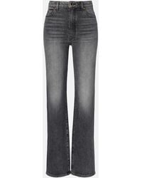 KHAITE - Danielle High-Rise Straight Jeans - Lyst