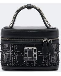 Roger Vivier - Tres Vivier Micro Crystal-Embellished Vanity Bag - Lyst