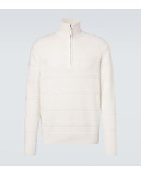Allude - Jersey De Cuello Alto De Algodon Y Cachemir - Lyst