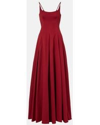 STAUD - Joy Pleated Cotton-Blend Gown - Lyst