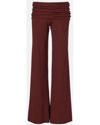 AYA MUSE - Silk-Blend Wide-Leg Pants - Lyst