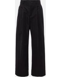 Wardrobe NYC - Pantalon ample en coton melange - Lyst