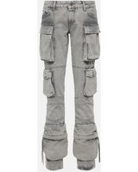 The Attico - Jeans Cargo Rectos De Tiro Bajo - Lyst