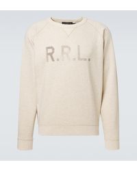 RRL - Logo Cotton-Blend Sweatshirt - Lyst