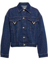 Valentino Jean and denim jackets for Women | Christmas Sale up to 82% off |  Lyst