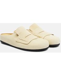 Jacquemus - Mocassins Suede Mules - Lyst