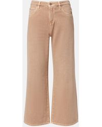 AG Jeans - Jeans Anchos Cropped Saige - Lyst