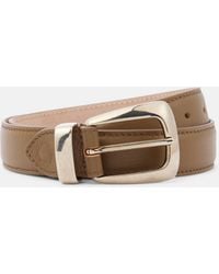 Khaite - Benny Leather Belt - Lyst