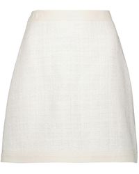 Giambattista Valli High-rise Tweed Miniskirt - White