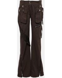 Blumarine - Low-Rise Denim Cargo Pants - Lyst