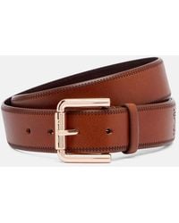 Max Mara - Monogram Leather Belt - Lyst