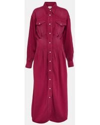 Isabel Marant - Tomia Tencel Midi Dress - Lyst