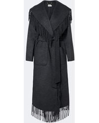 Jonathan Simkhai - Carrie Fringed Wrap Coat - Lyst