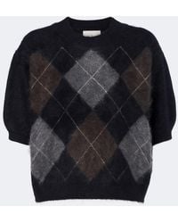 Lisa Yang - Juniper Argyle Cashmere Sweater - Lyst