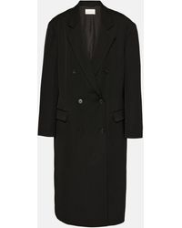 The Row - Andy Double-breasted Wool Coat - Lyst