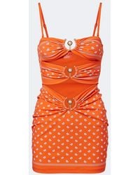 Christopher Esber - Orbit Bandana Cutout Minidress - Lyst