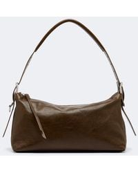Lemaire - Small Belted Leather Shoulder Bag - Lyst