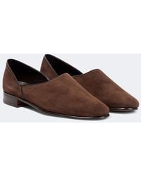 Bode - House Shoe Suede Loafers - Lyst
