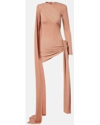 The New Arrivals Ilkyaz Ozel - Draped Gathered Minidress - Lyst