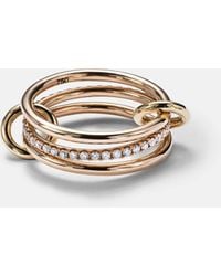 Spinelli Kilcollin - Sonny 18Kt Rose And Diamond Ring - Lyst