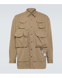and wander - Cotton-Blend Field Jacket - Lyst