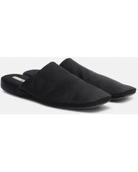 Calvin Klein - Mules Hugh En Satin - Lyst