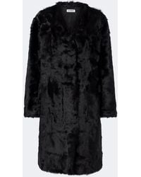 Jil Sander - Shearling Coat - Lyst