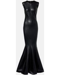 Norma Kamali - Abito Lungo Grace - Lyst