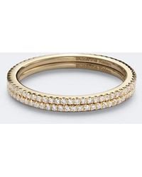 Suzanne Kalan - Mini 18Kt Tech Ring Jackets With Diamonds - Lyst