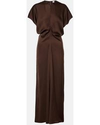 TOTEME - Slouch Draped Maxi Dress - Lyst