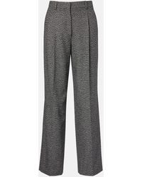 The Row - Gerade Hose Mikkela Aus Kaschmir Und Wolle - Lyst